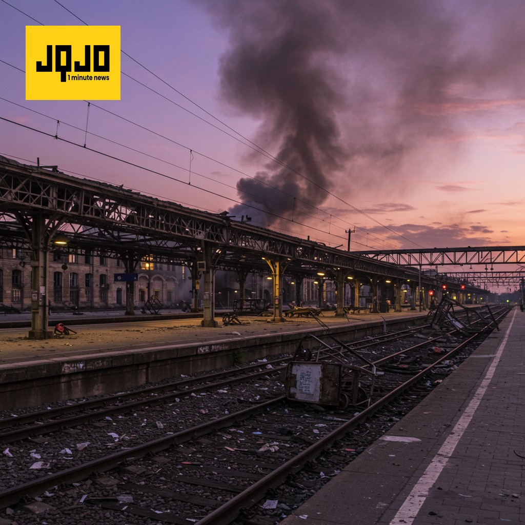 Ukraine Rail Station Hit By Deadly Russian Drone Strike
