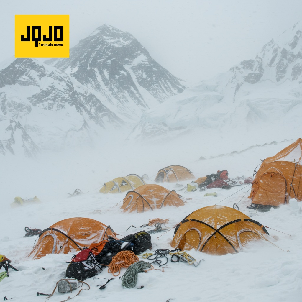 Rescatan a más de 350 excursionistas atrapados por ventisca en el Everest