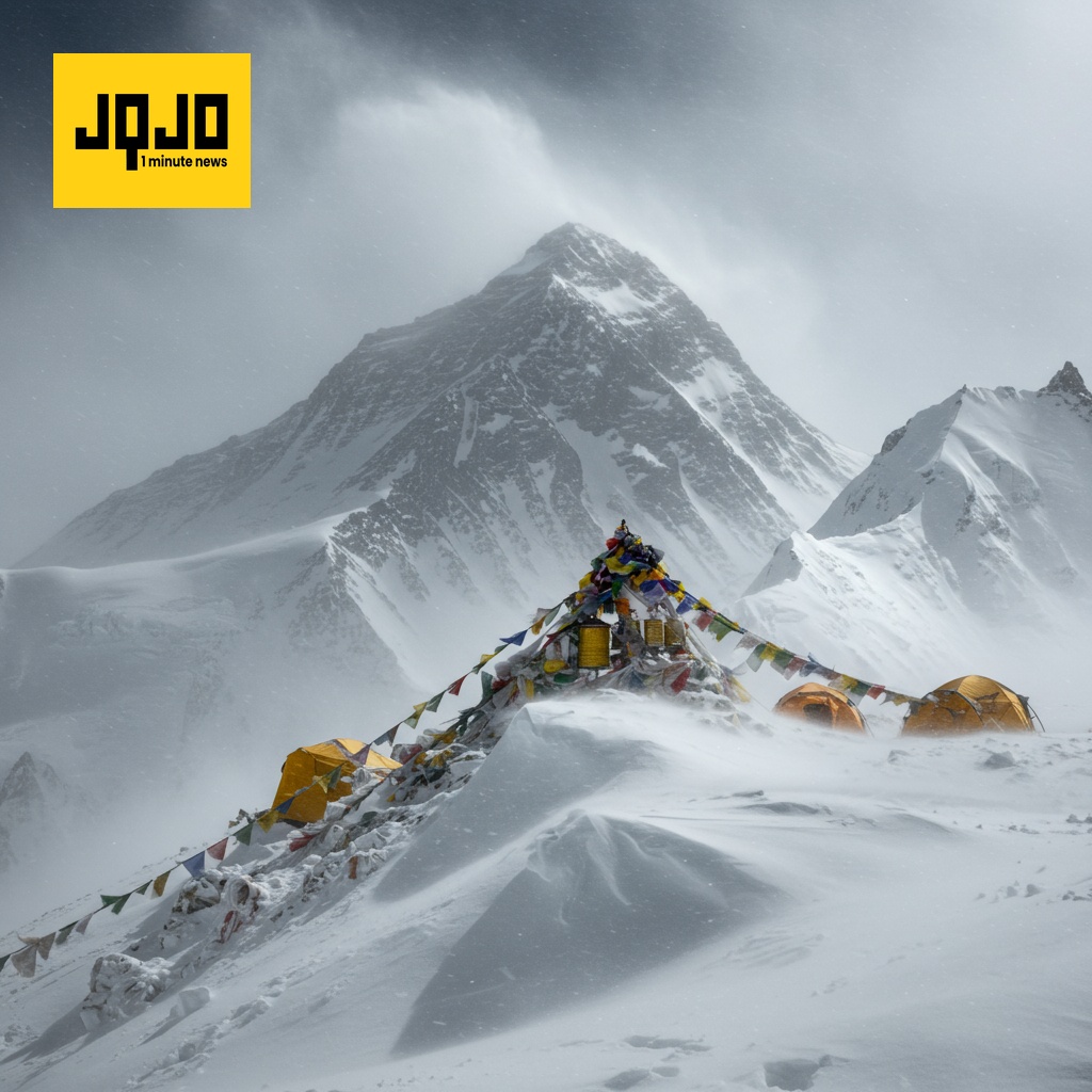 Tormenta de nieve atrapa a senderistas en el Everest del Tíbet