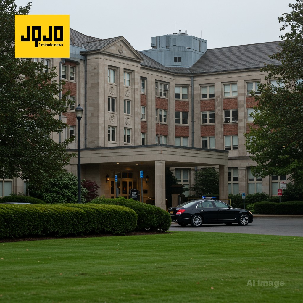 Trump en visite pour son bilan de santé annuel à Walter Reed