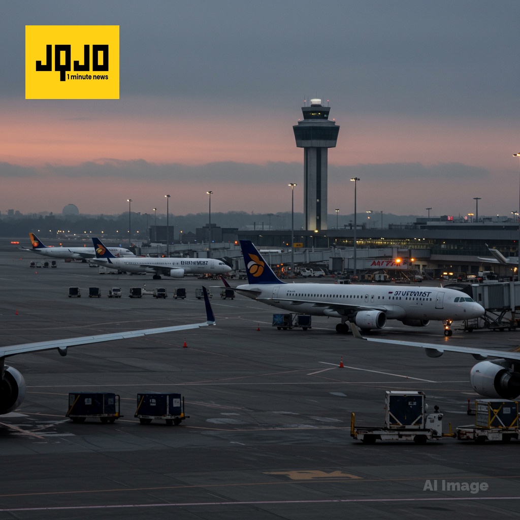 El cierre del gobierno de EE. UU. interrumpe los viajes aéreos por escasez de controladores