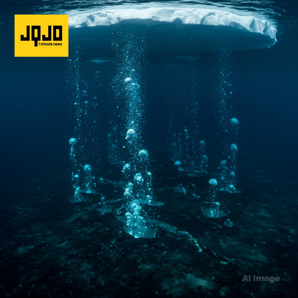 Rapid Methane Seeps in Antarctica Raise Climate Concerns