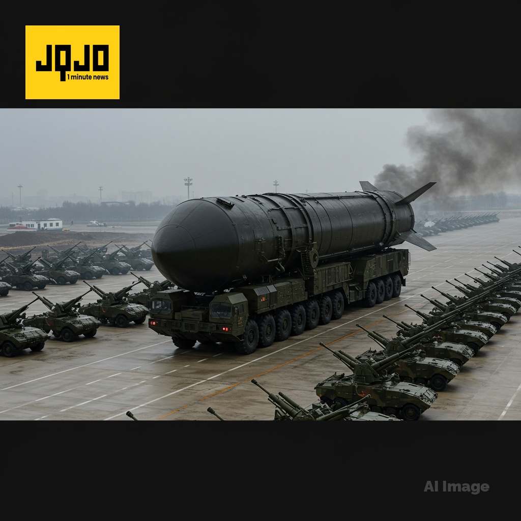 Kim unveils Hwasong-20 at rain-soaked Pyongyang parade