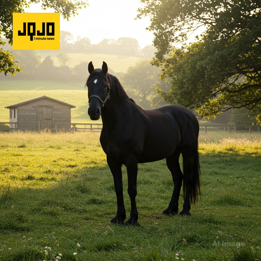 Injured Army Horse Quaker Retired to Sanctuary