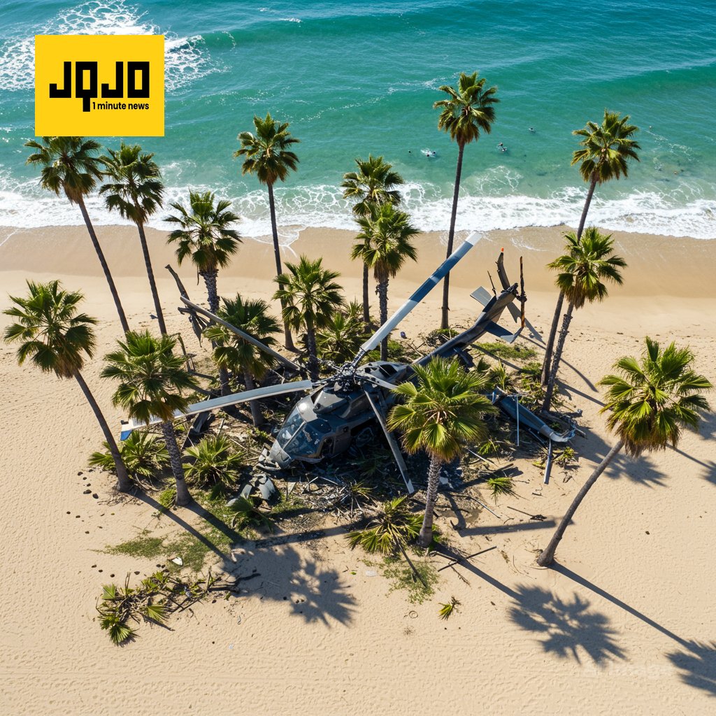Un hélicoptère s'écrase à Huntington Beach, faisant plusieurs blessés