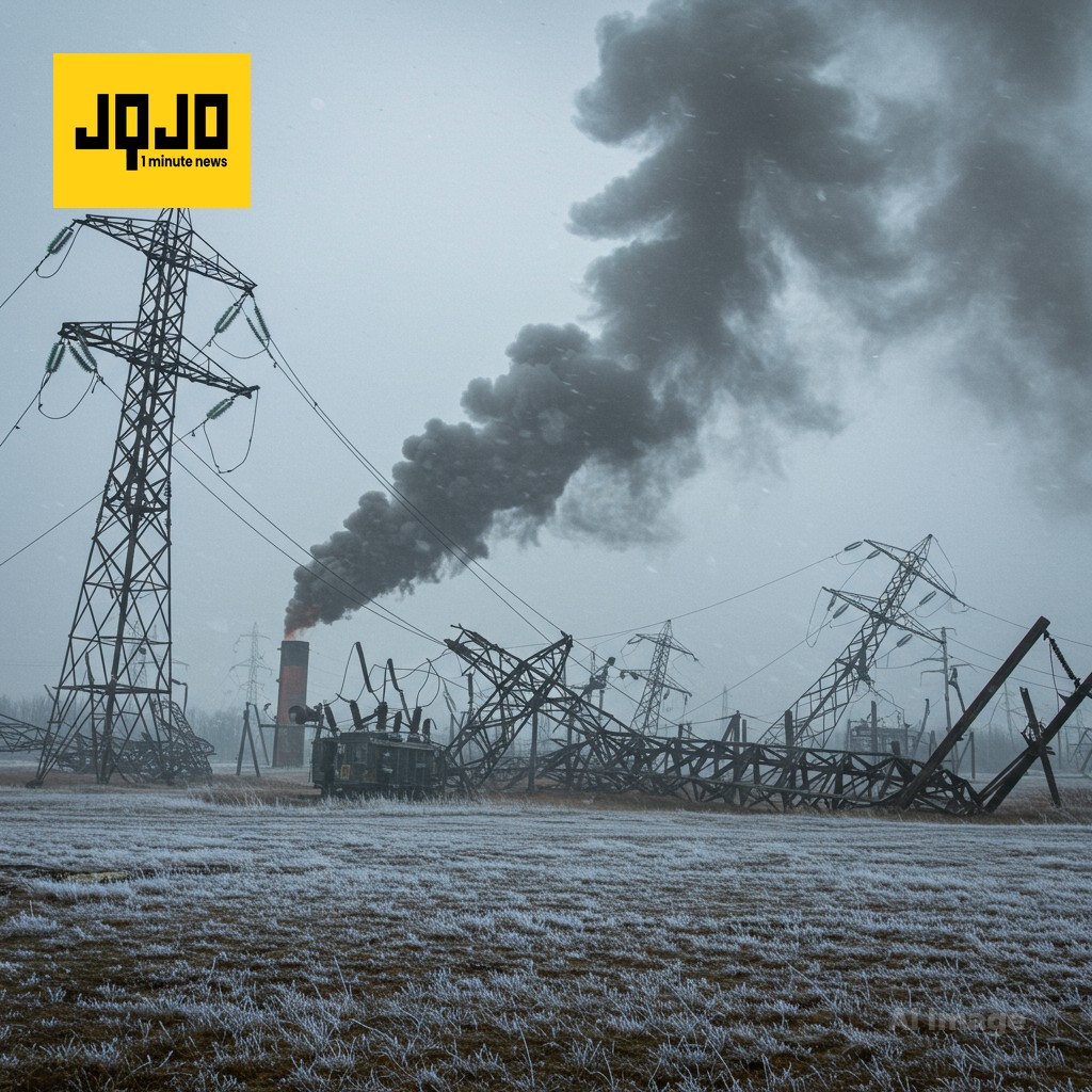 روسيا تضرب شبكة الكهرباء الأوكرانية وتصيب عاملين