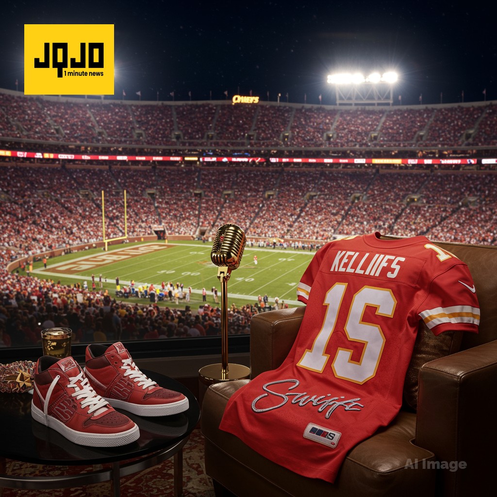 Swift makes secret Arrowhead visit amid album buzz