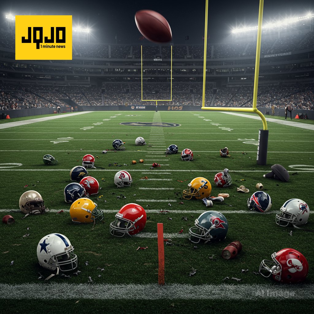NFL 六周后颠倒：创纪录的绝杀，不寻常的崛起与下滑
