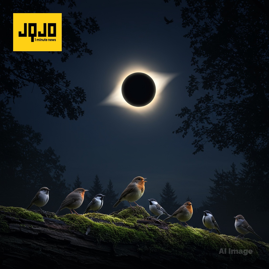 Eclipse Triggers False Dawn Chorus in Birds
