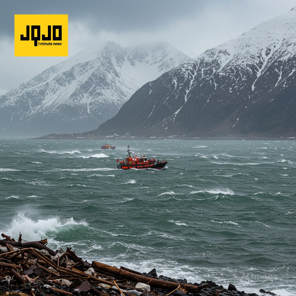 Dozens rescued as remnants of typhoon hits Alaska while nor’easter brings flooding to East Coast