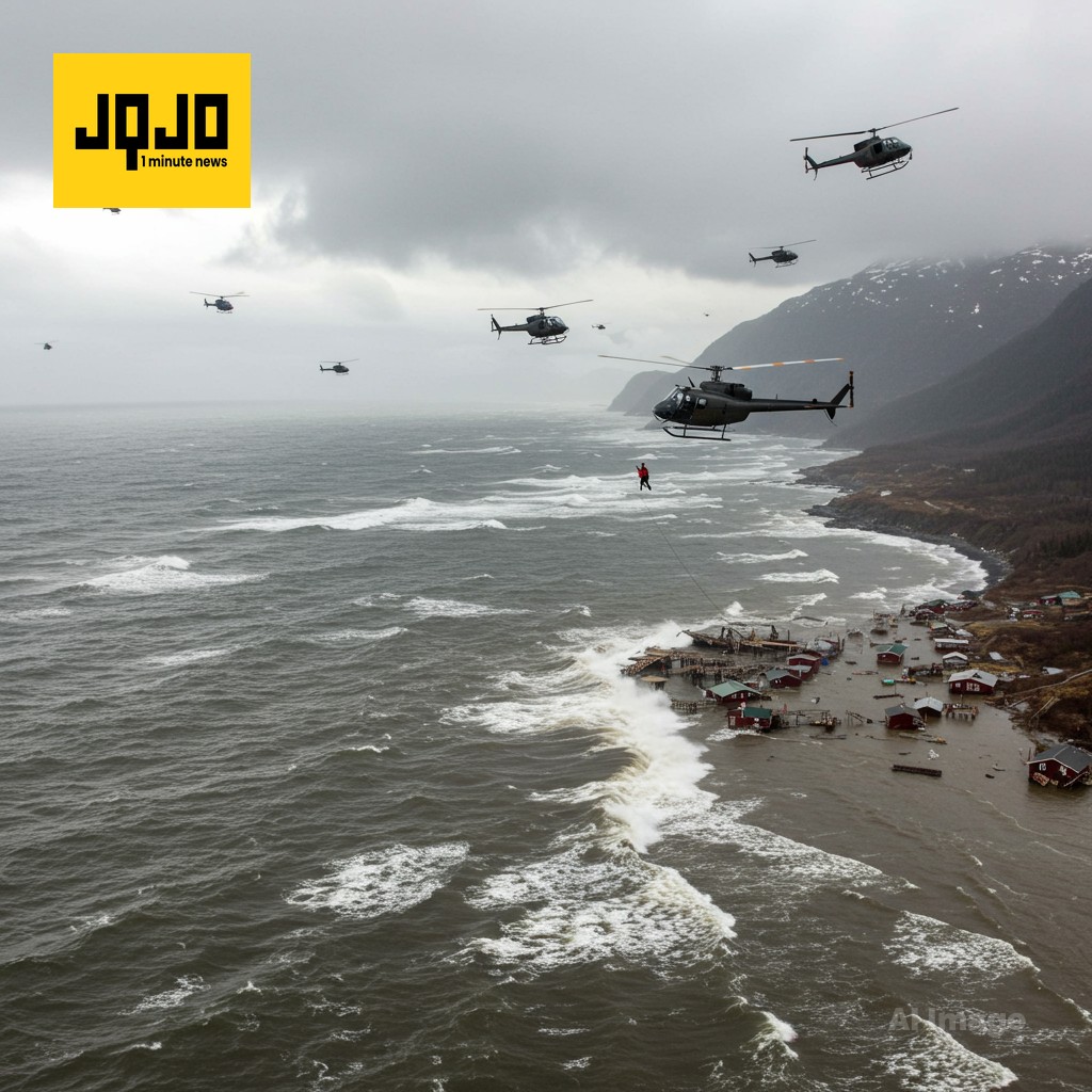 Significant airlift evacuates Alaska villages after Halong