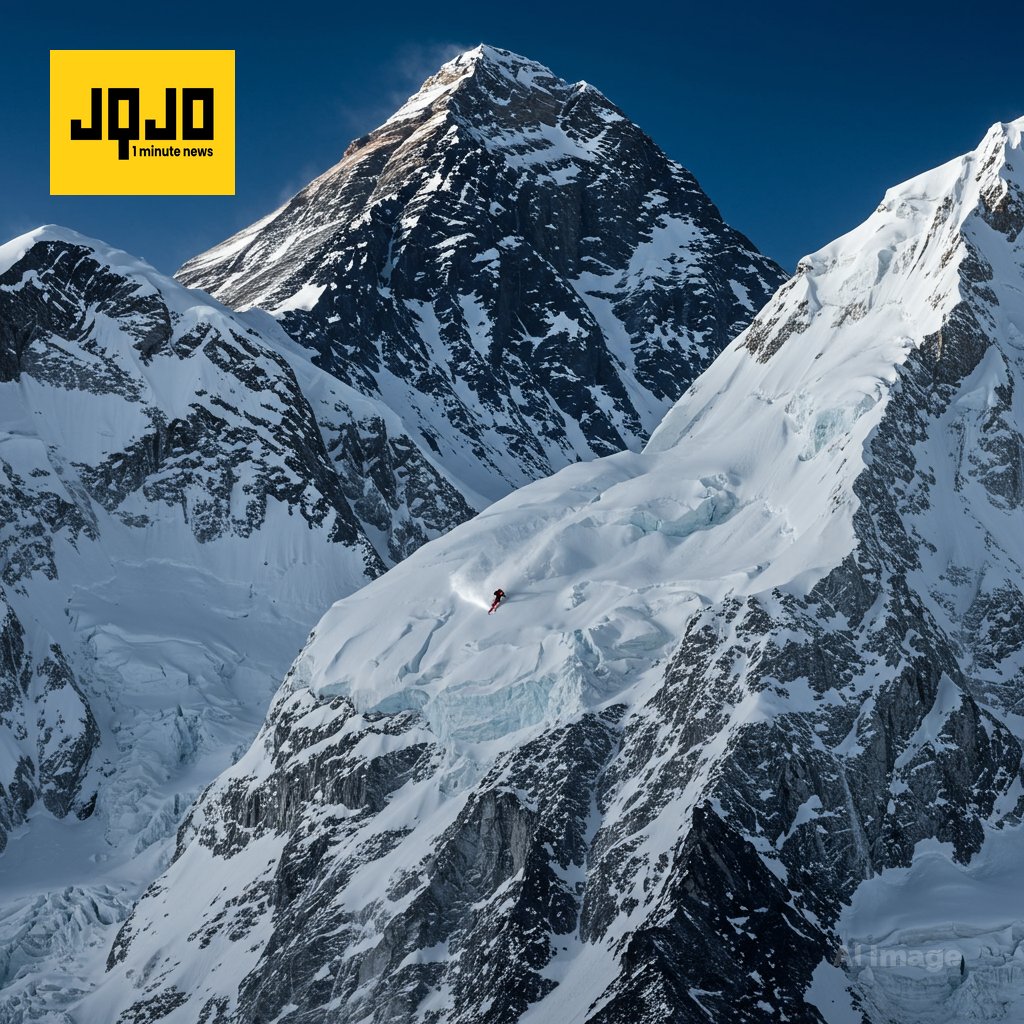 American Skier First To Ski Everest North Face