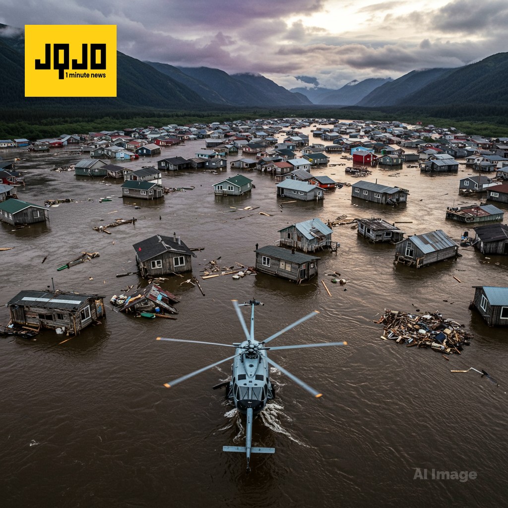 Alaska airlifting hundreds from coastal villages devastated by flooding