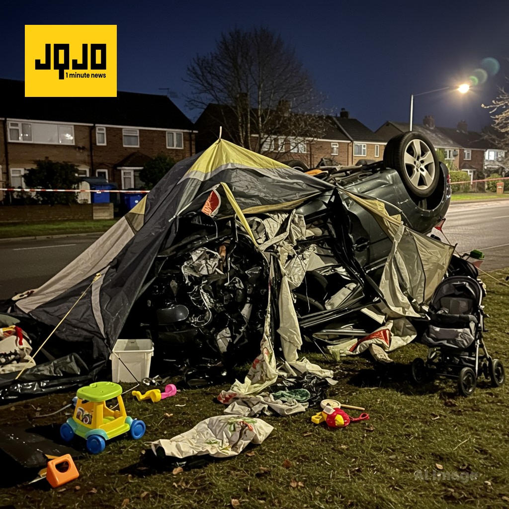 Une voiture percute une tente à Bladensburg, blessant onze personnes