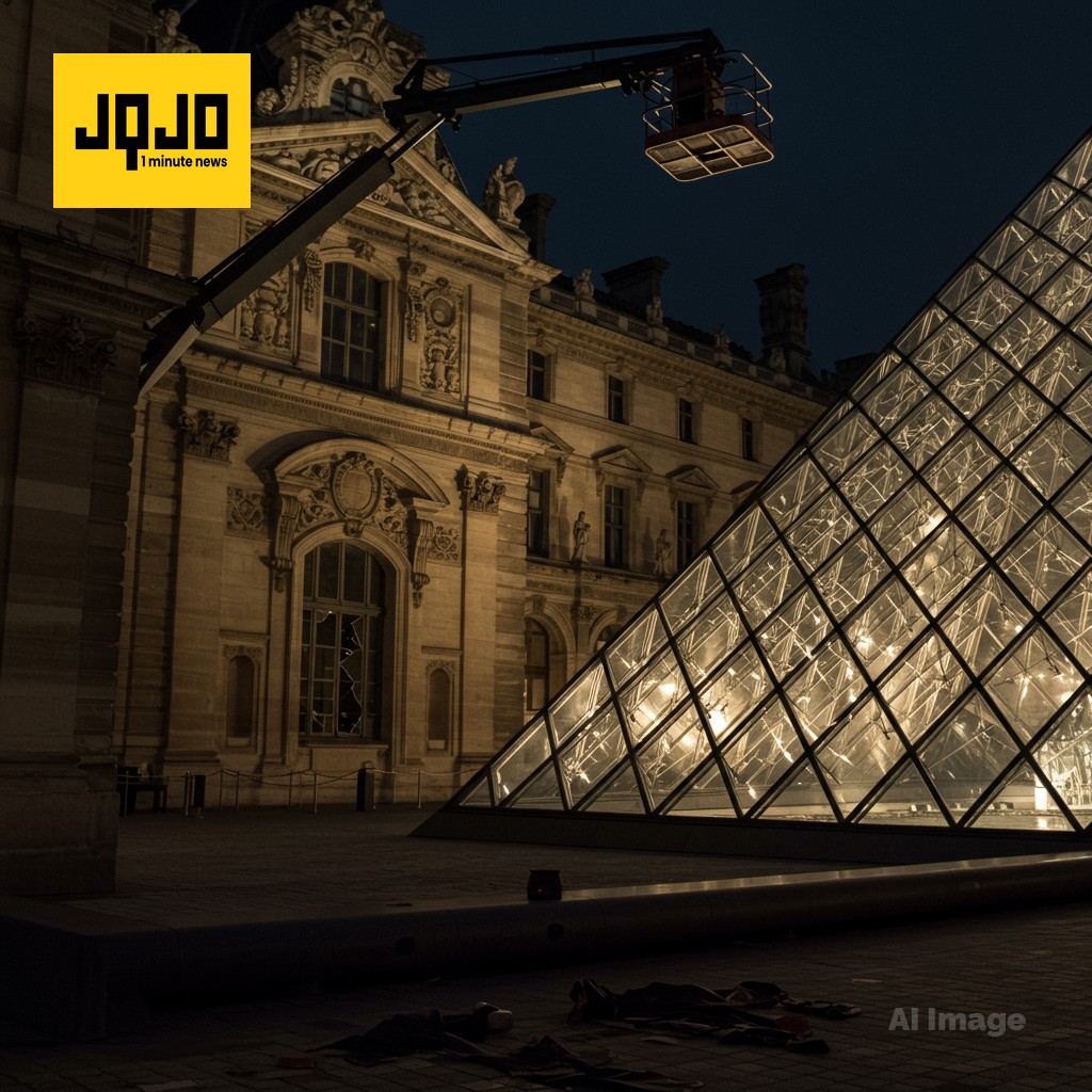 Crown jewels stolen from Louvre in ‘4-minute operation’ by thieves in broad daylight