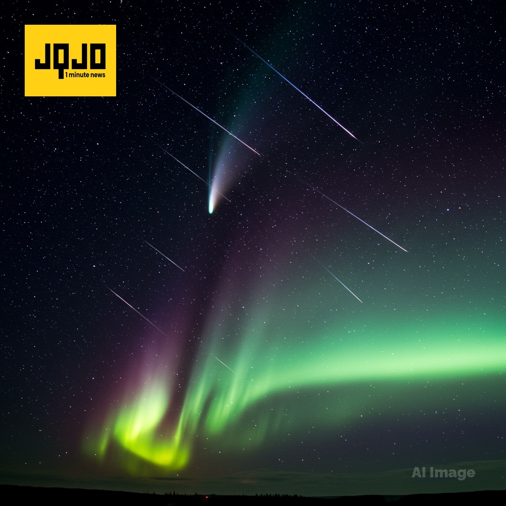 Orionids Peak Under New Moon; Comets, Aurora Possible