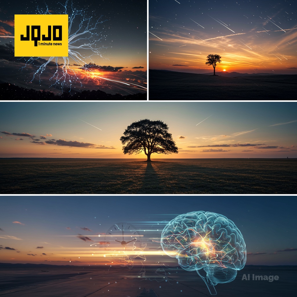 Brain scans hint why aging speeds time