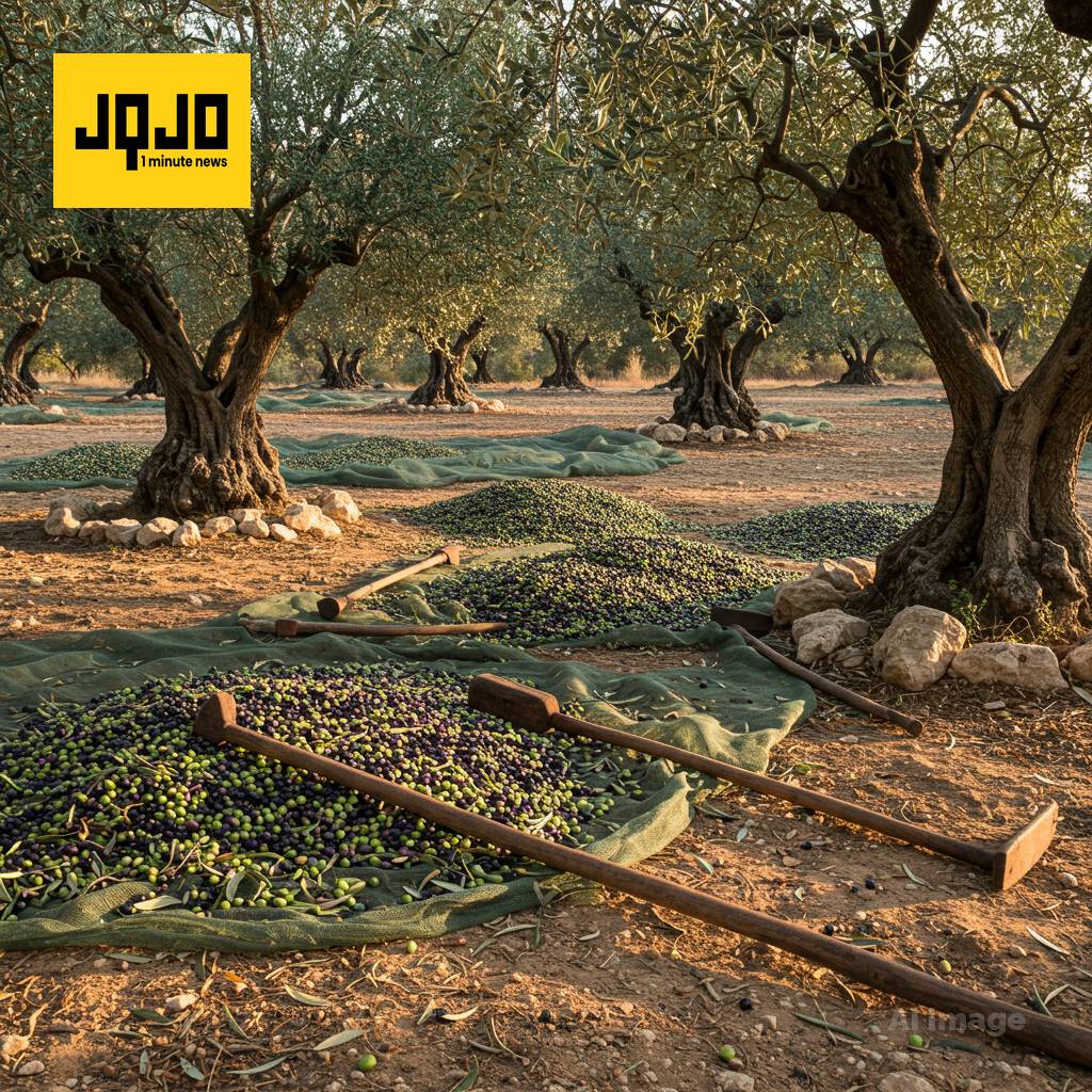 Des colons israéliens attaquent des récolteurs d'olives palestiniens en Cisjordanie