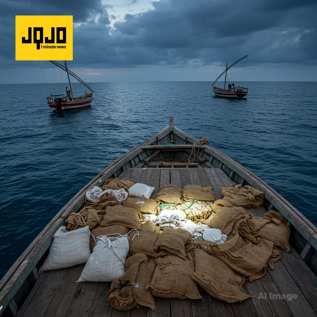 Incautación millonaria de narcóticos por la marina de Pakistán en el Mar Arábigo