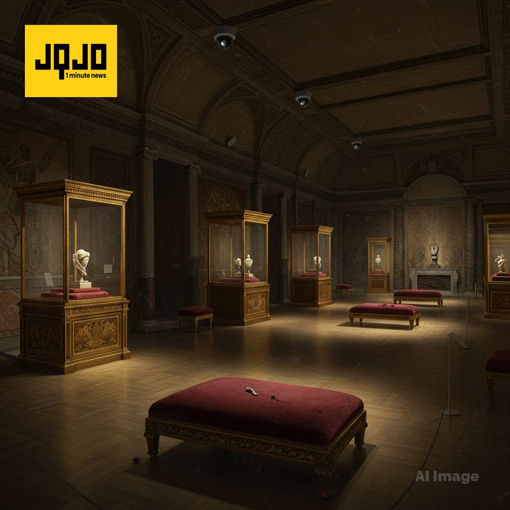 Robo millonario de joyas de la corona en el Louvre: fallos de seguridad y joyas dañadas