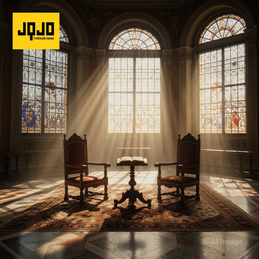 ब्रिटिश सम्राट का पोप के साथ सिस्टिन चैपल में ऐतिहासिक प्रार्थना