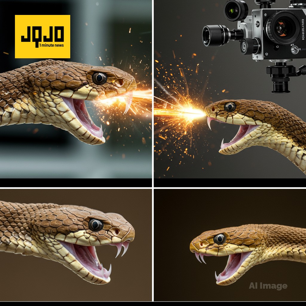 High-Speed Videos Reveal Venomous Snakes' Strike Tactics