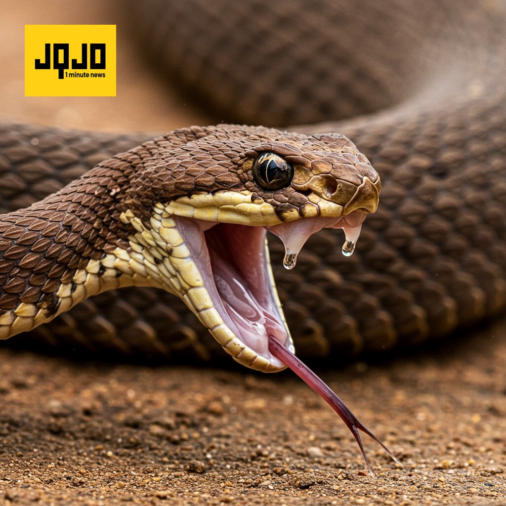 Venomous snake strikes captured in extreme detail through high-speed videos for first time