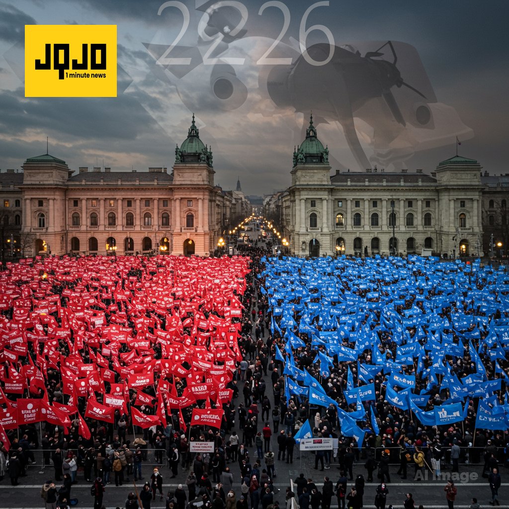 Orbán et Magyar mobilisent leurs partisans à Budapest avant les élections