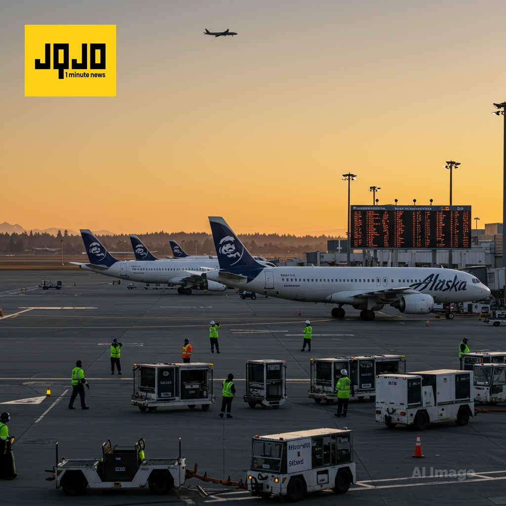 Alaska Airlines reanuda operaciones tras interrupción informática