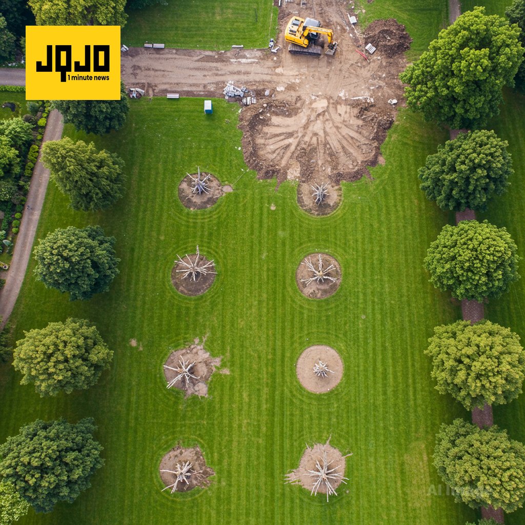At least 2 historic magnolia trees, Kennedy Garden appear to have been removed to make way for Trump's White House ballroom