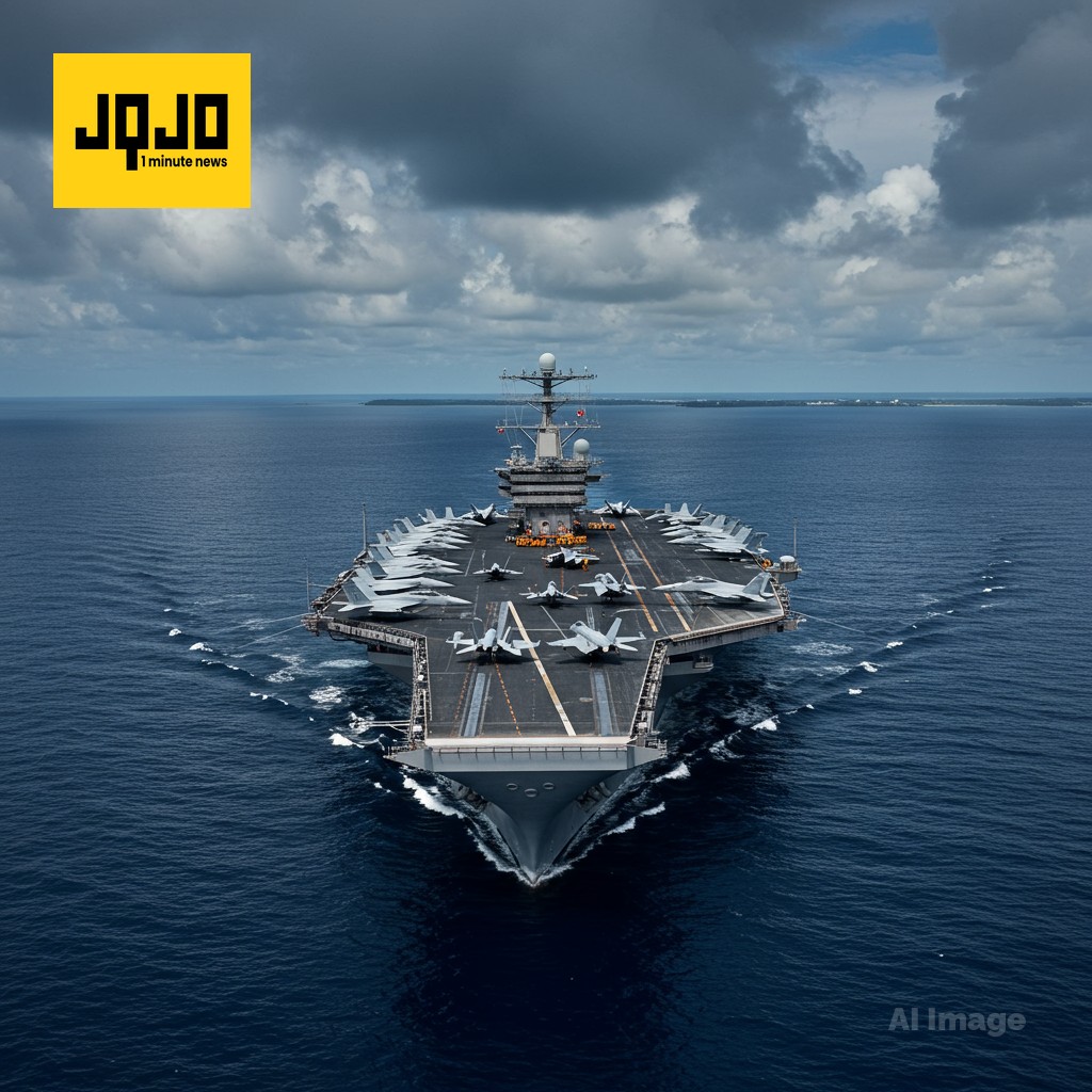 Pentagon deploys top aircraft carrier as Trump militarisation of Caribbean ratchets up