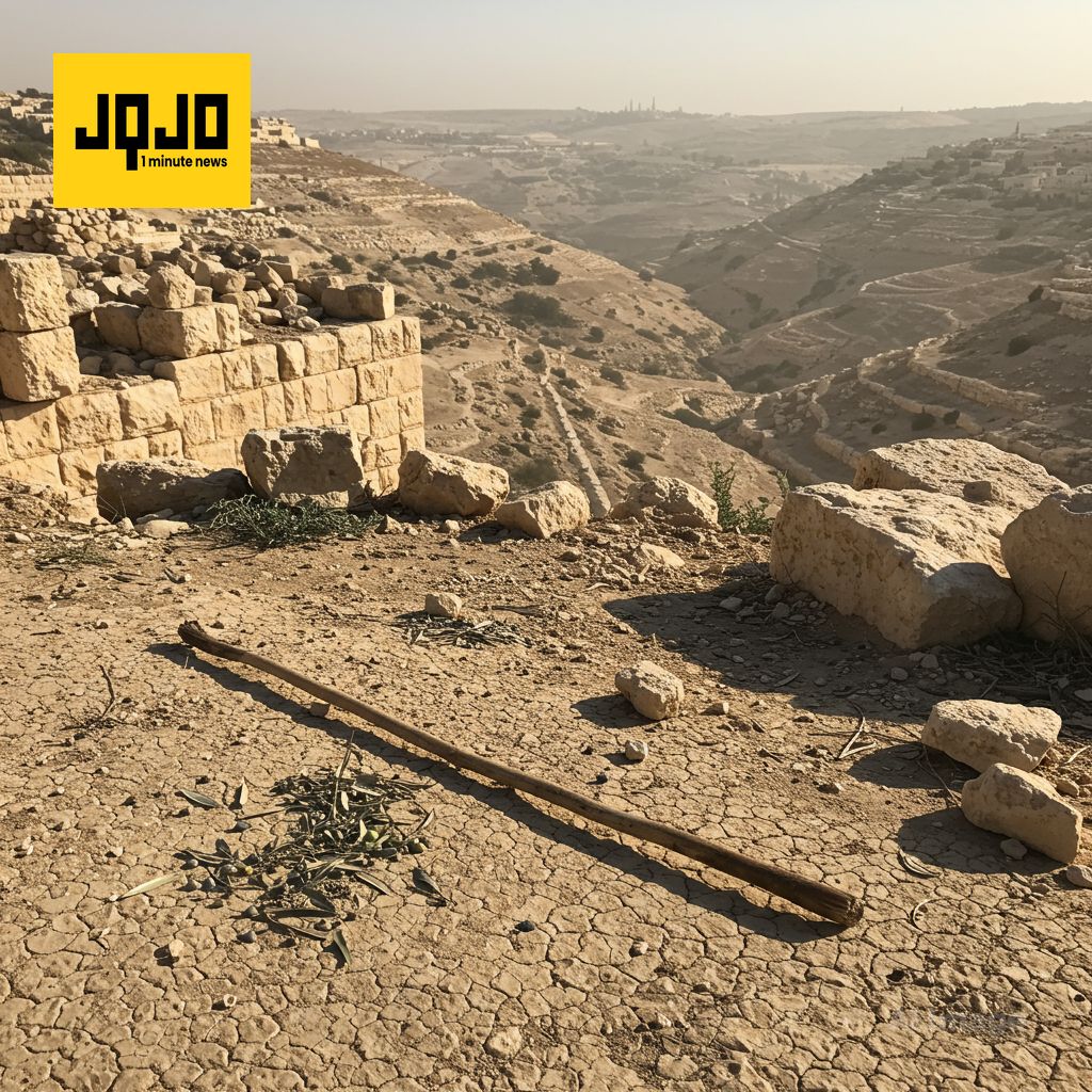 Des images de violence de colons contre des Palestiniens à Turmus Ayya, l'armée israélienne n'intervient pas