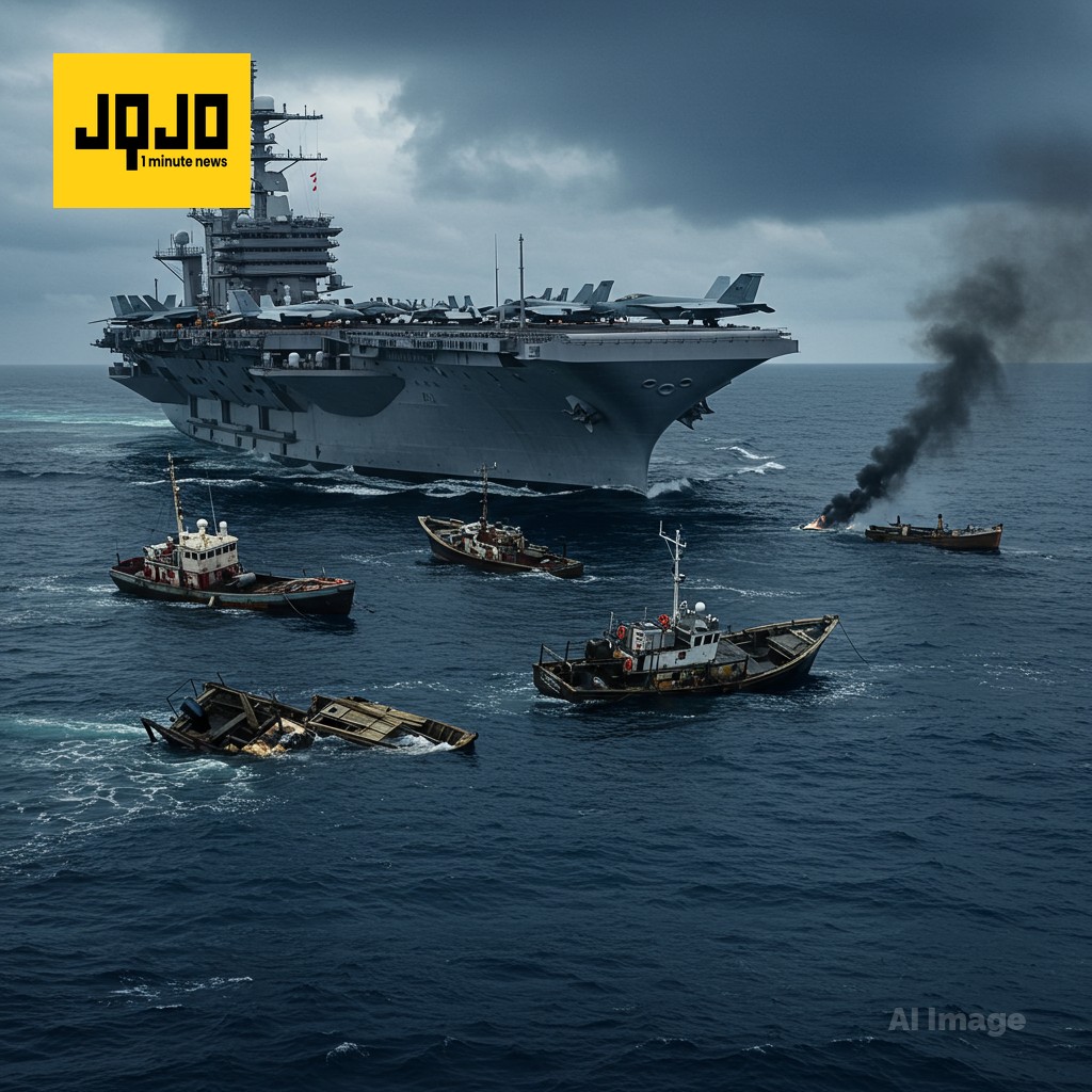 U.S. Deploys Aircraft Carrier to Latin America as Drug Operation Expands