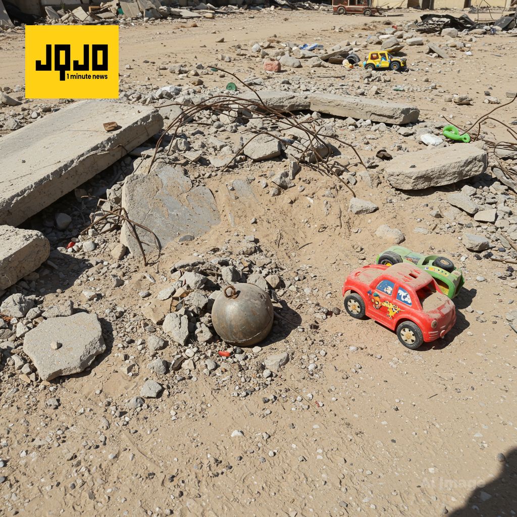 Unexploded Ordnance Injures Gaza Twins During Ceasefire
