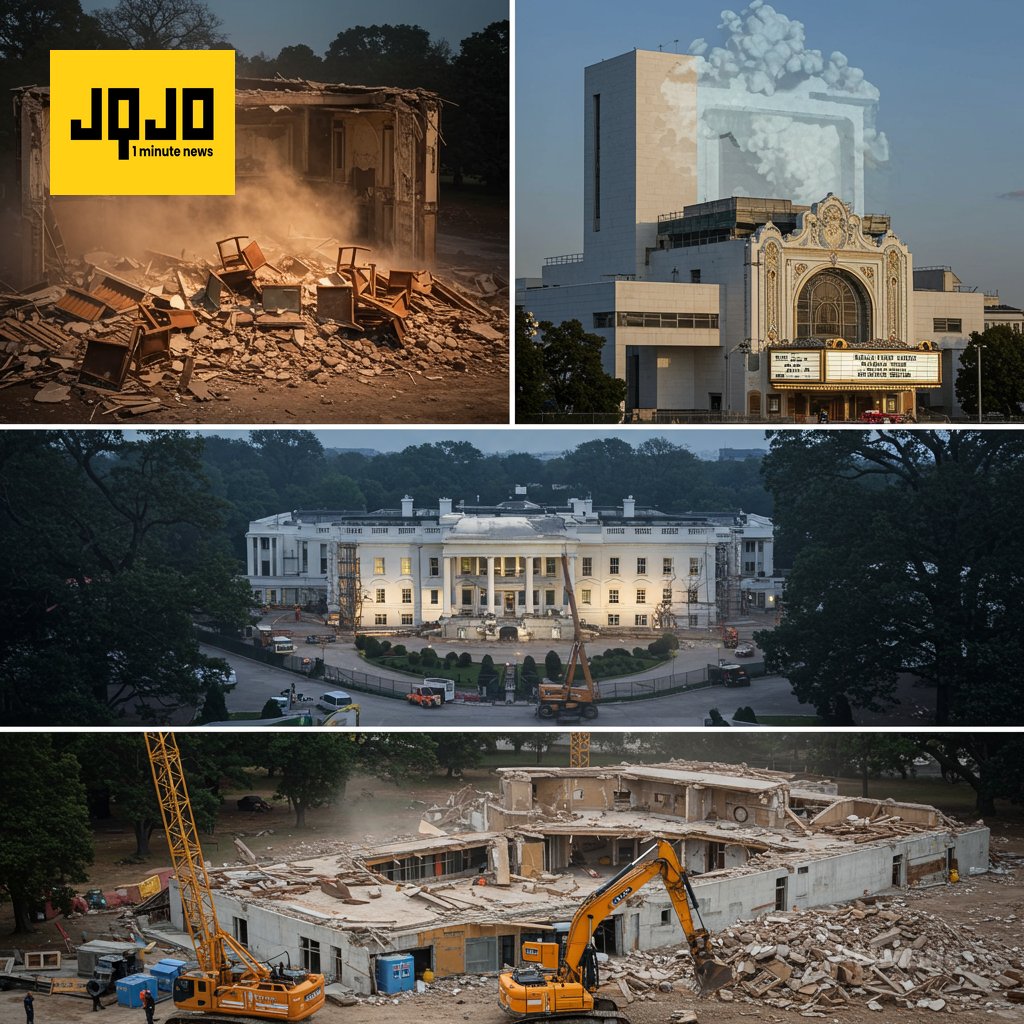 A look at the demolished White House movie theater’s cultural history : NPR