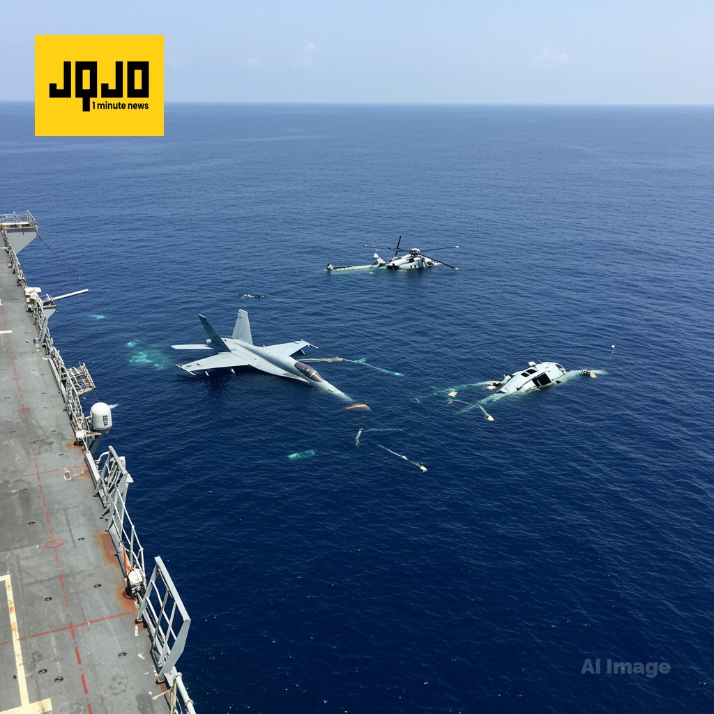 F/A-18, Sea Hawk helicopter crash in South China Sea in separate incidents