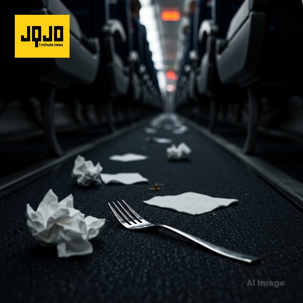 مسافر نے کانٹے سے دو نوعمروں کو زخمی کیا، ہوائی جہاز کا رخ موڑ دیا گیا