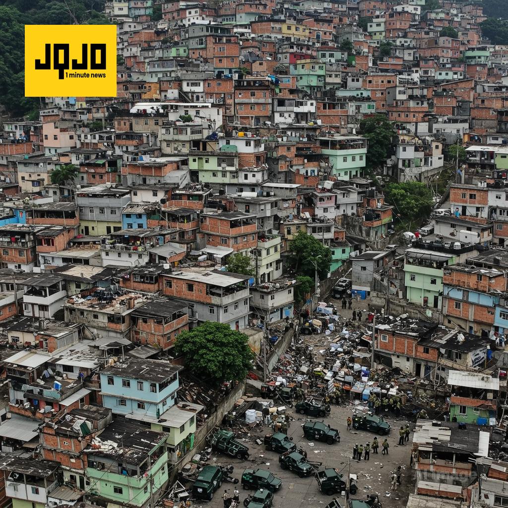Rio : des milliers de policiers et de soldats dans les favelas pour une vaste opération contre le crime organisé