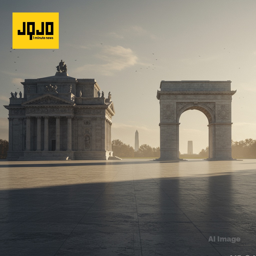 特朗普总统镀金舞厅项目启动 独立拱门计划于明年夏季落成