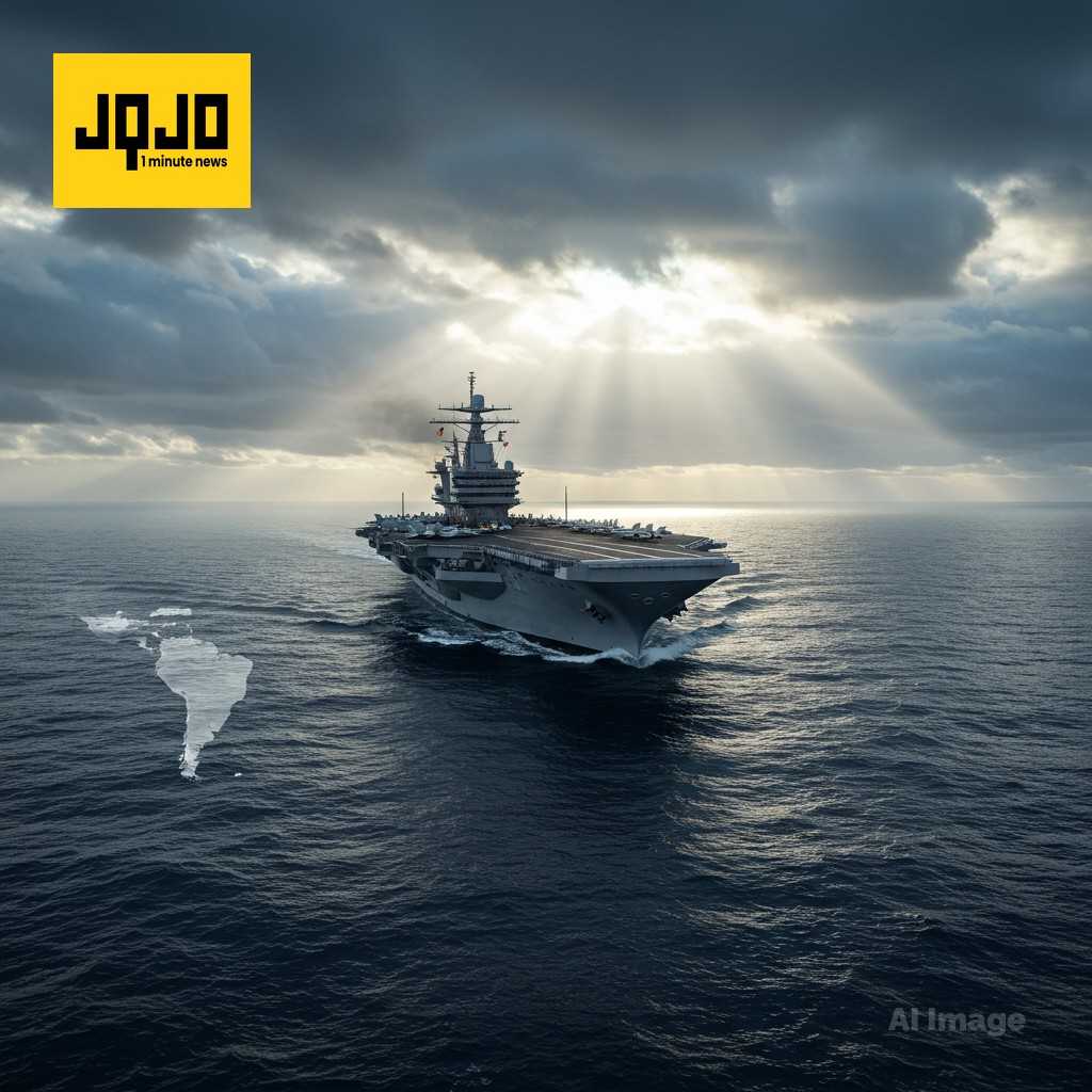 Trump envoie un porte-avions en Amérique du Sud pour lutter contre les cartels de la drogue, retirant une aide à la trêve israélo-palestinienne