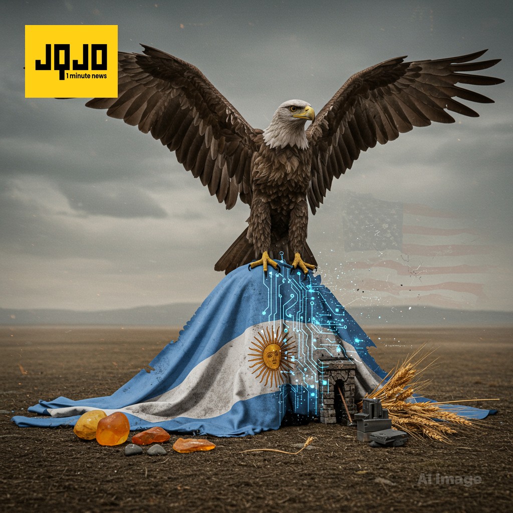 اپوزیشن کے پوسٹرز میں جیویر میلئی کو امریکی پرچم کے ساتھ دکھایا گیا: کیا امریکی دباؤ نے نتائج کو آگے بڑھایا؟