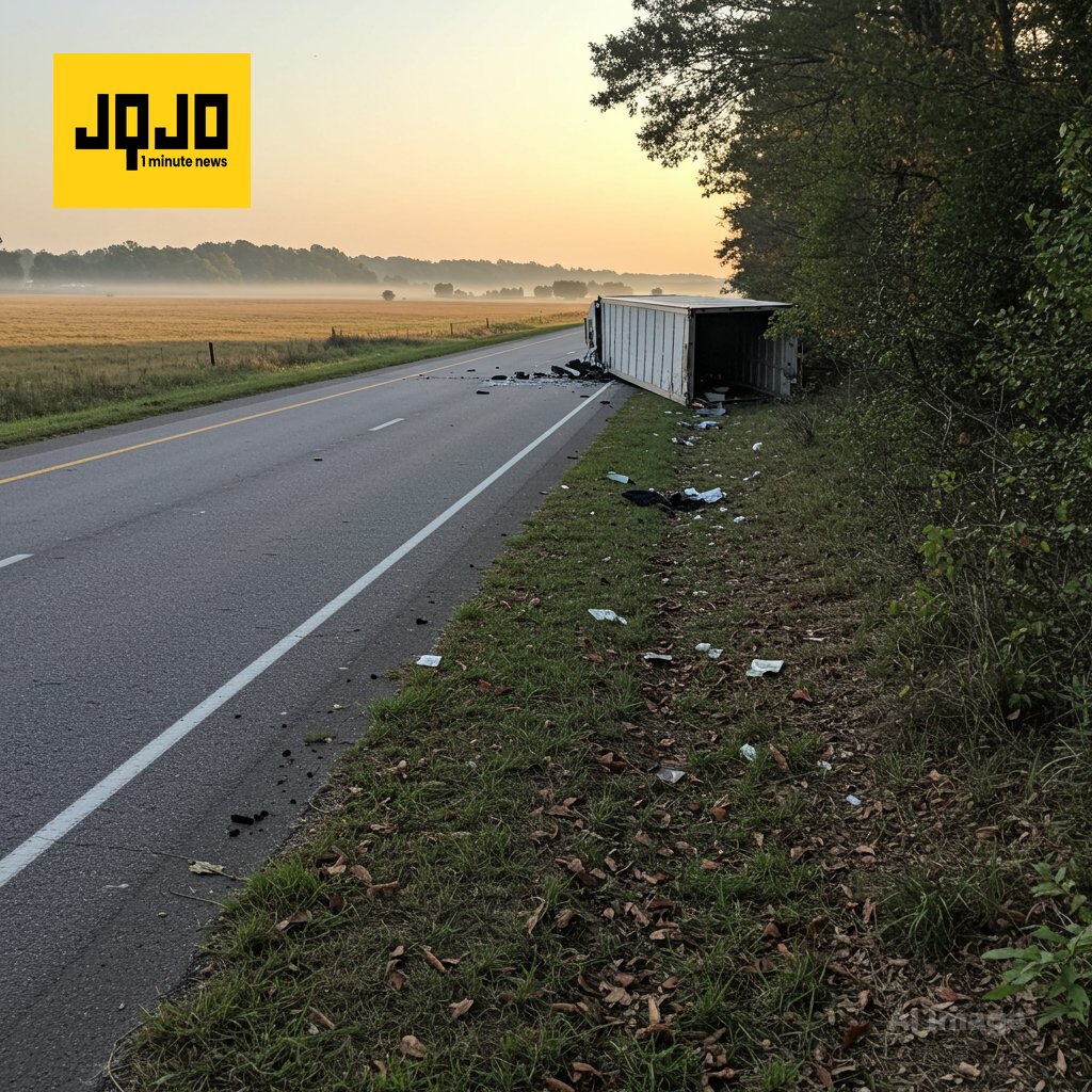 ثلاثة قرود بحثية تهرب بعد انقلاب شاحنة في ميسيسيبي