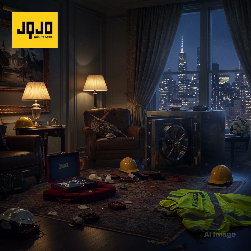 سرقة 3.2 مليون دولار من المجوهرات والخزنة في كوينز