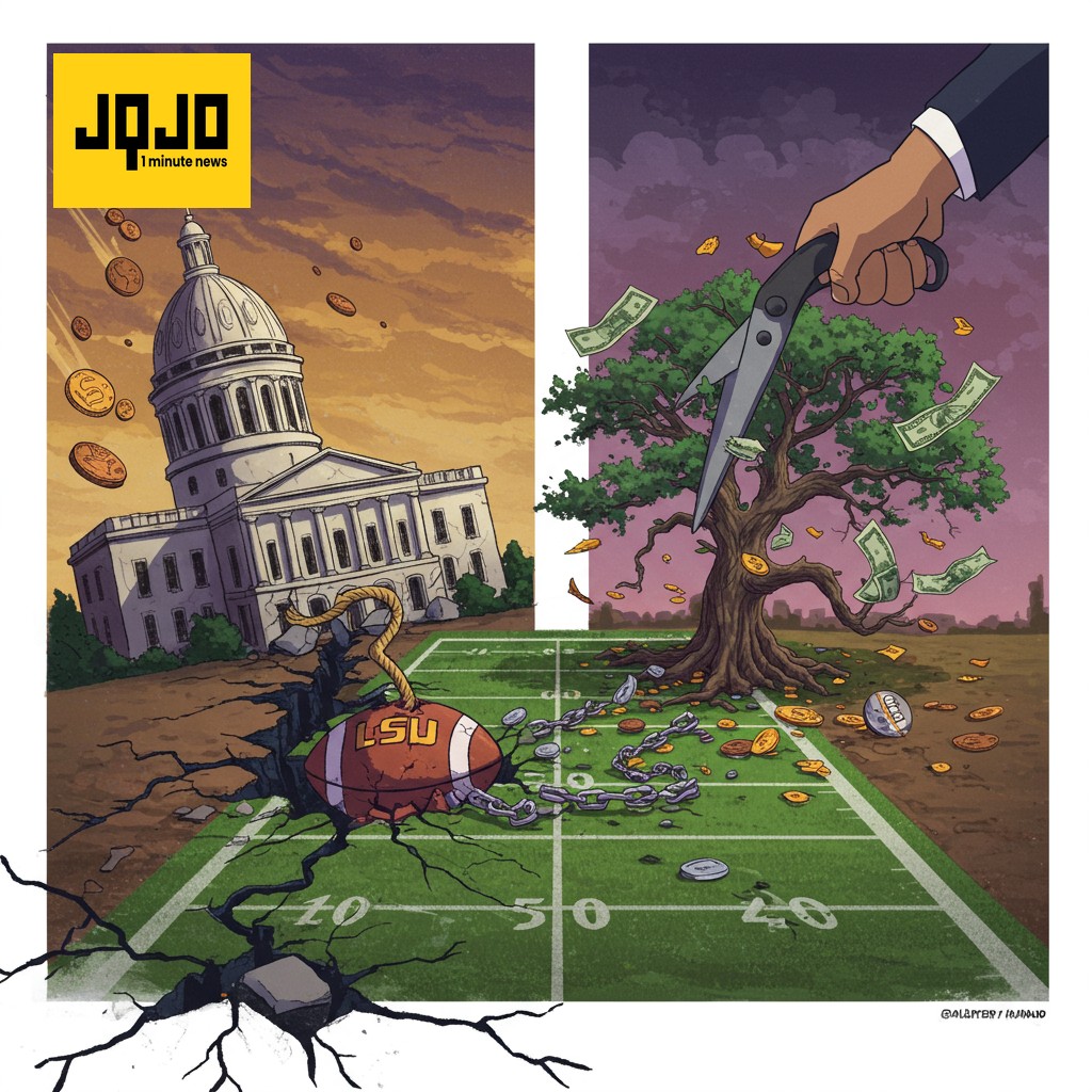 लुइसियाना के गवर्नर और एलएसयू के एथलेटिक निदेशक के बीच विवाद बढ़ा