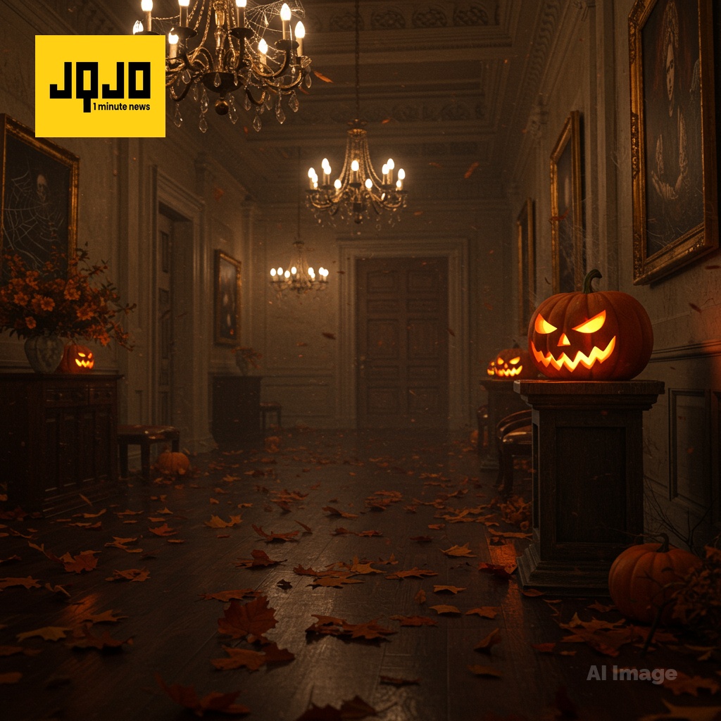 ٹرمپ کی ہالووین پارٹی: وائٹ ہاؤس میں ملبوس بچوں کی استقبال