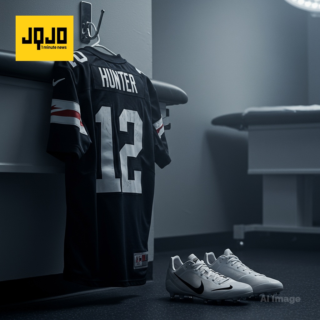 Travis Hunter de los Jaguars sufre lesión de rodilla en práctica y va a reserva de lesionados