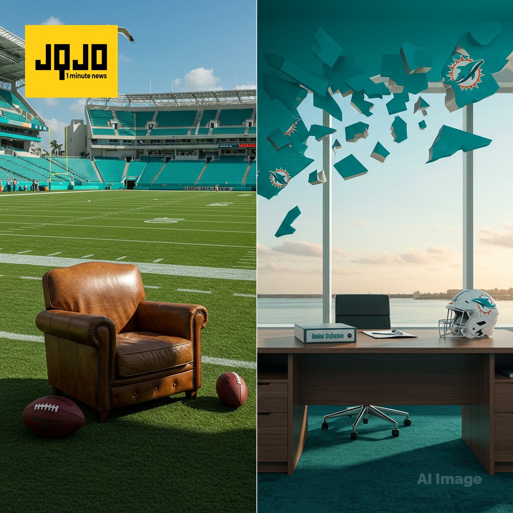 مدير عام ميامي دولفينز كريس جرير يرحل بعد عقد من الزمان.