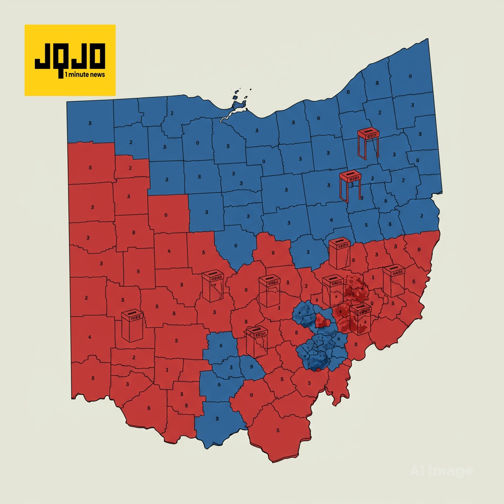 Nouvelles cartes électorales en Ohio : un vote bipartisan qui pourrait renforcer les Républicains