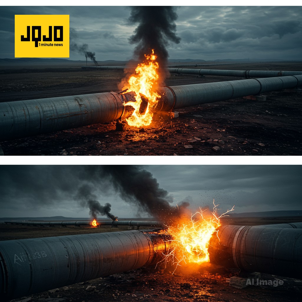 Le renseignement militaire ukrainien frappe un pipeline de carburant près de Moscou, affirmant que la Russie intensifie son offensive à l'est.