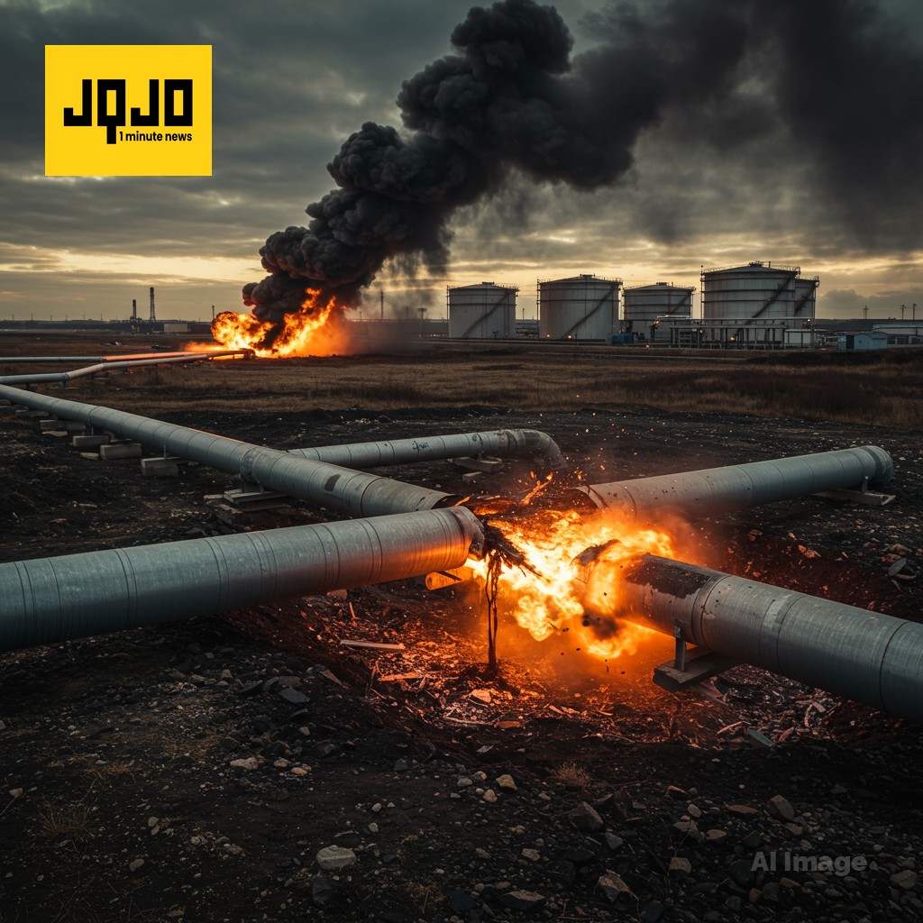 यूक्रेन ने मास्को क्षेत्र में तेल पाइपलाइन पर हमला किया, गंभीर क्षति का दावा किया